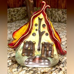 Blue Sky Clayworks The Turning Leaf " - T-Lite Candle House
